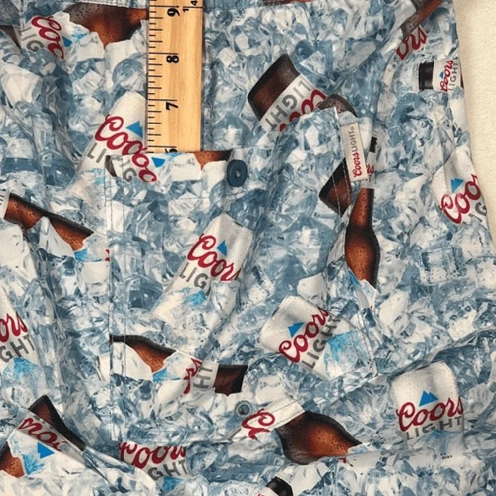 Coors Lite big & tall‎ elastic waist swim trunk New with tags Men size 2XL